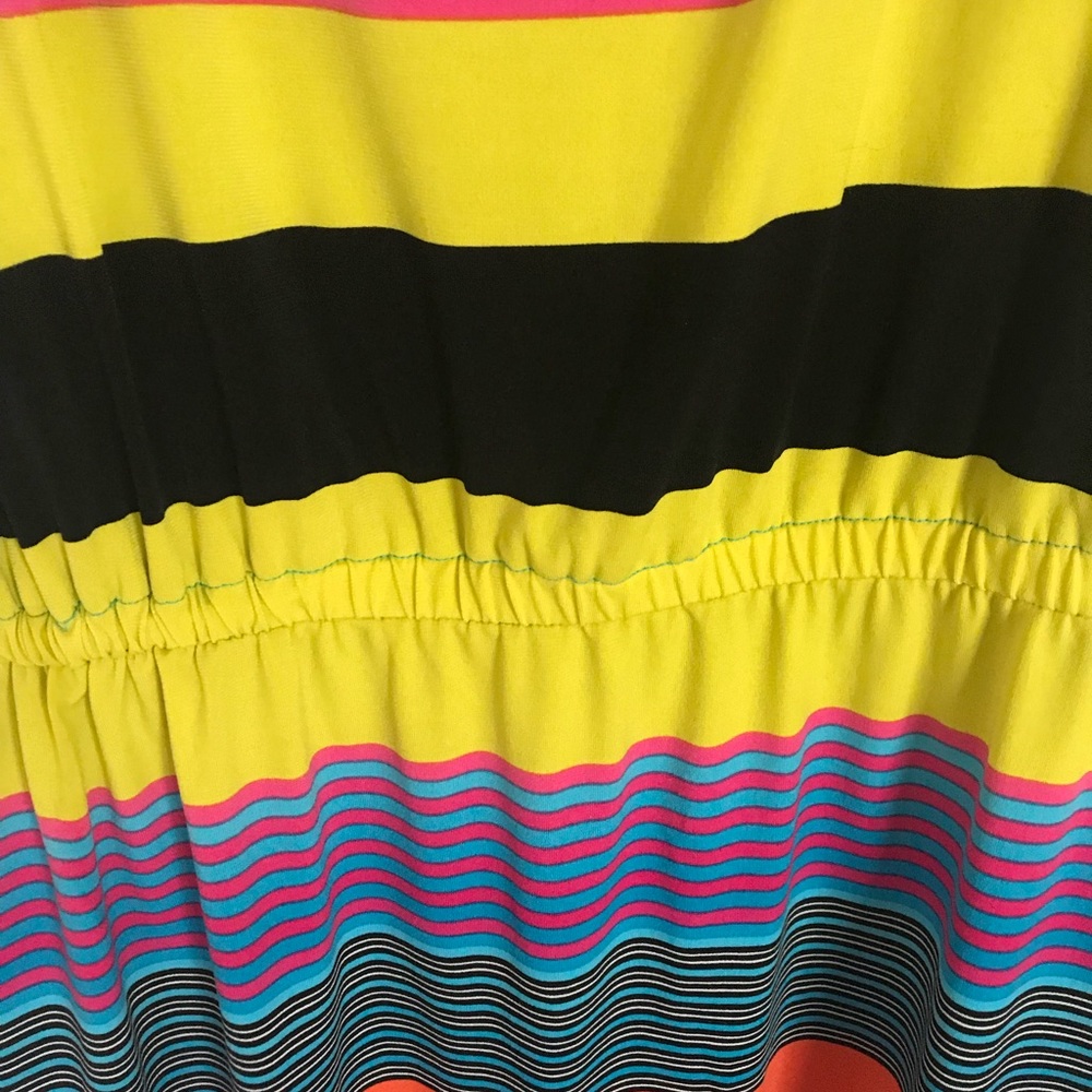 Bright colorful Calvin Klein dress